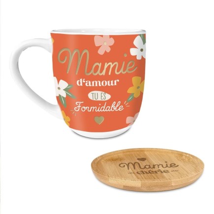 Coffret cadeau tasse mamie