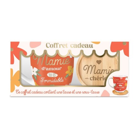 Coffret cadeau tasse mamie Coffret cadeau tasse mamie