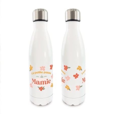 Gourde isotherme la petite pause de mamie