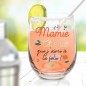 Verre rond "mamie cherie" Verre rond "mamie cherie"