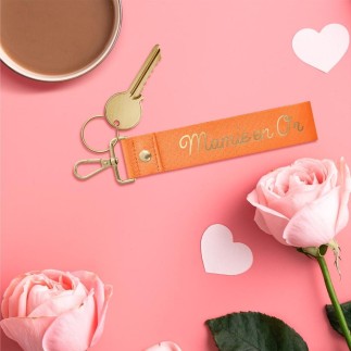 Porte cles laniere mamie en or