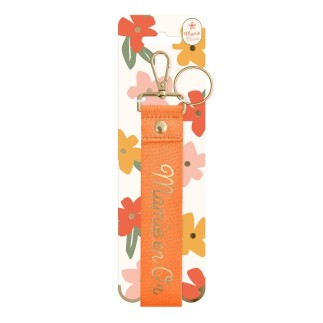 Porte cles laniere mamie en or