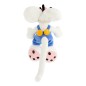 Peluche Diddl en salopette Bleue 20cm Peluche Diddl en salopette Bleue 20cm