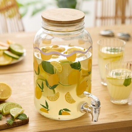 Distributeur de boissons Fruity 4l verre citron