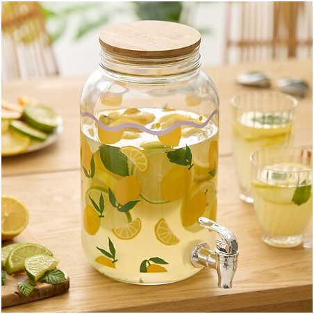 Distributeur de boissons Fruity 4l verre citron