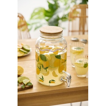 Distributeur de boissons Fruity 4l verre citron