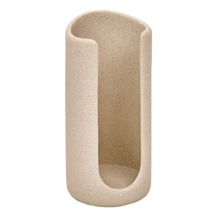 Porte disques de coton Olea beige