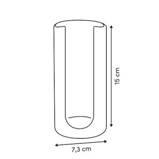 Porte disques de coton Olea beige
