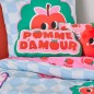 Coussin pomme d'amour Chachapop 44x20cm