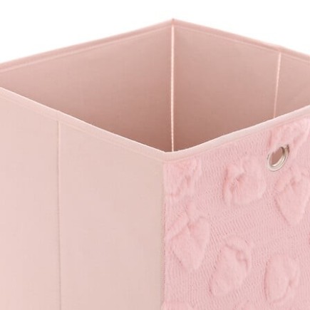 Boîte de rangement Fraiz 30cm rose
