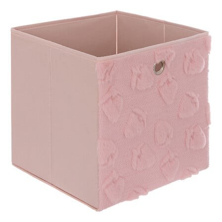 Boîte de rangement Fraiz 30cm rose