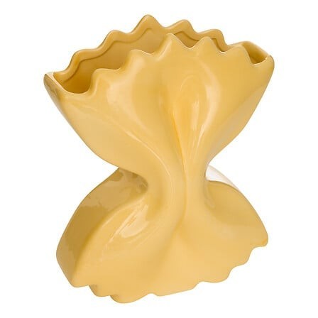 Vase Della Pasta 21,5cm céramique jaune