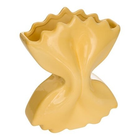Vase Della Pasta 21,5cm céramique jaune
