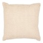 Coussin crochet Océania 40 x 40 cm beige