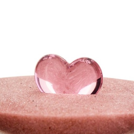 Sablier Popi 20cm verre coeur