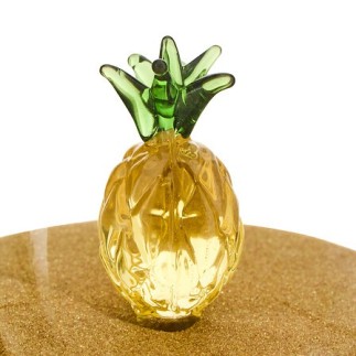 Sablier Popi 20cm verre ananas