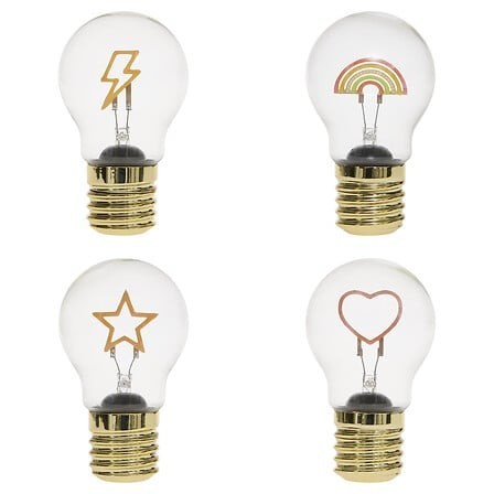 Lampe LED ampoule déco 12 cm