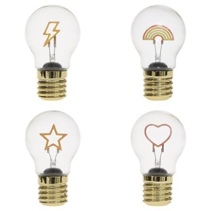 Lampe LED ampoule déco 12 cm