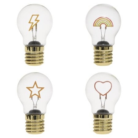 Lampe LED ampoule déco 12 cm