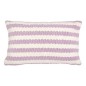 Coussin Poolside 38 x 58 cm rayé lilas