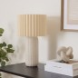 Lampe Kenan 43cm céramique beige
