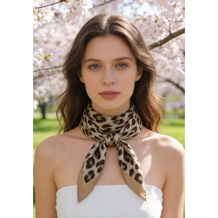 Carré effet soie 70x70cm pas cher