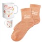 Coffret mug chaussettes paillettes Mamie