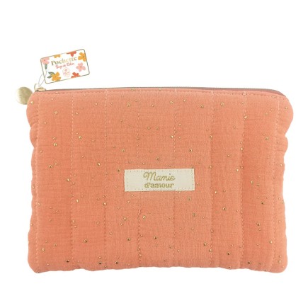 Pochette gaze de coton "Mamie d'amour"