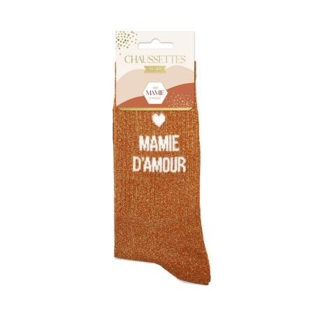 CHAUSSETTES "MAMIE D'AMOUR"