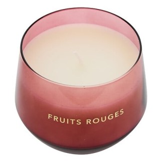 Bougie parfumée Glowy 300g pot verre fruits rouges