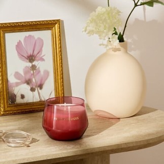Bougie parfumée Glowy 300g pot verre fruits rouges