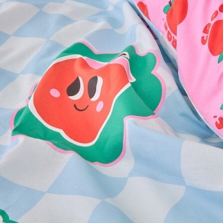 Parure de lit enfant Pomme d'amour 140x200cm