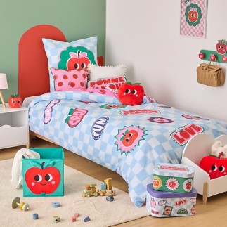Parure de lit enfant Pomme d'amour 140x200cm
