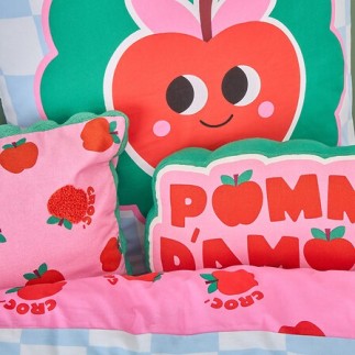 Parure de lit enfant Pomme d'amour 140x200cm