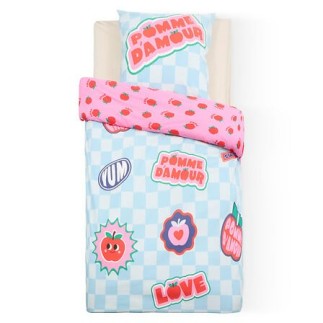 Parure de lit enfant Pomme d'amour 140x200cm