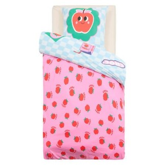 Parure de lit enfant Pomme d'amour 140x200cm
