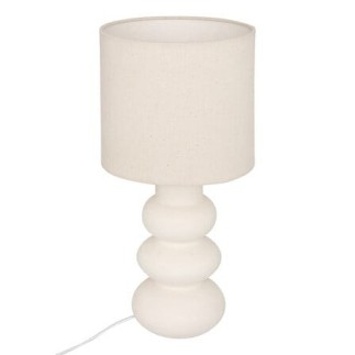 Lampe Alitha 42cm céramique blanc