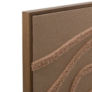 Toile 3D Noélie 40 x 40 cm tissu