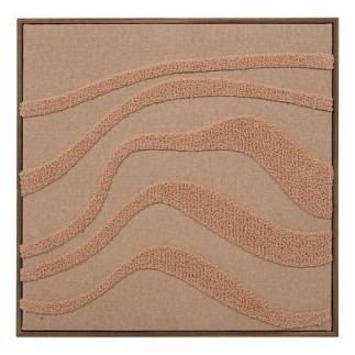 Toile 3D Noélie 40 x 40 cm tissu