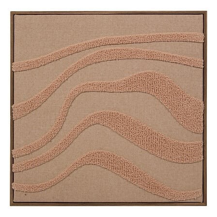 Toile 3D Noélie 40 x 40 cm tissu