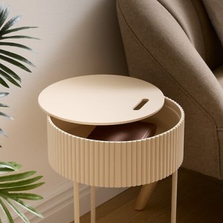 Table café Juna 33 cm beige
