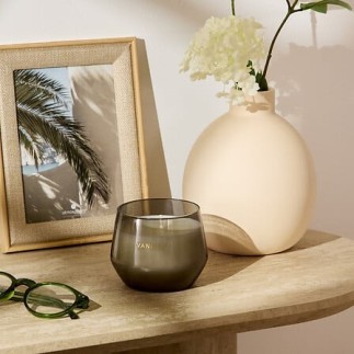 Bougie parfumée Glowy 300g pot verre vanille