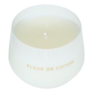Bougie parfumée Glowy 300g pot verre fleur de coton