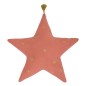 Coussin étoile nomade rose