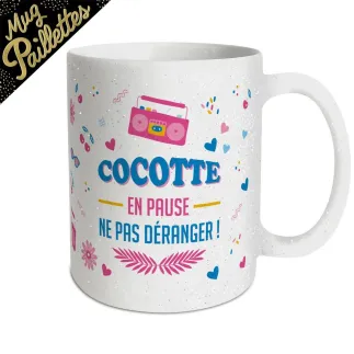 Mug A Paillettes Cocotte
