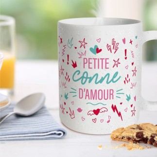 Mug A Paillettes Petite Conne