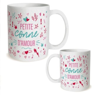 Mug A Paillettes Petite Conne