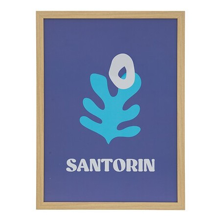Affiche cadre Libe 30 x 40 cm Santorin