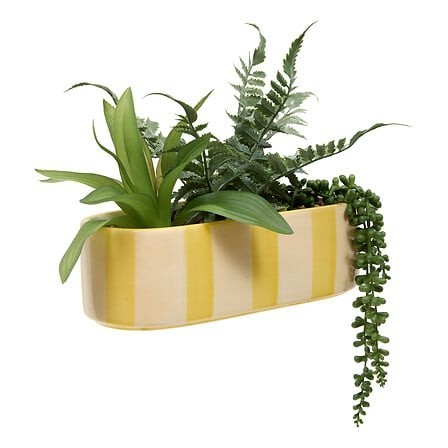 Composition Poolside 31cm jardinière jaune