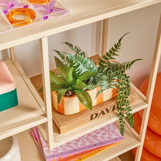 Composition Poolside 31cm jardinière orange